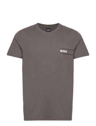 Tshirtrn 24 Tops T-Kortærmet Skjorte Grey BOSS