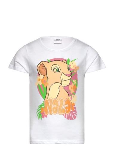 Short-Sleeved T-Shirt Tops T-Kortærmet Skjorte White Løvernes Konge
