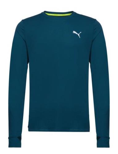 Run Favorite Ls Tee M Sport T-Langærmet Skjorte Blue PUMA