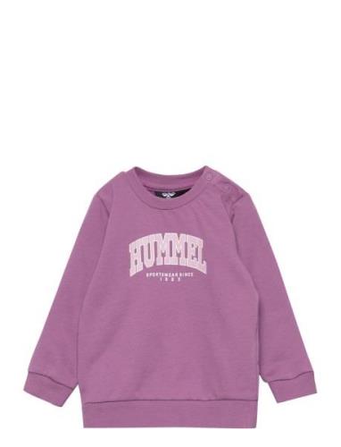 Hmlfast Lime Sweatshirt Sport Sweatshirts & Hoodies Sweatshirts Purple...