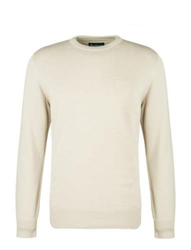 Barbour Pima Cttn Crew Designers Knitwear Round Necks Beige Barbour