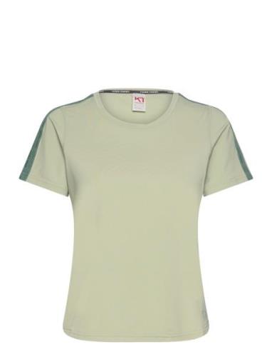Vilde Tee Sport T-shirts & Tops Short-sleeved Khaki Green Kari Traa
