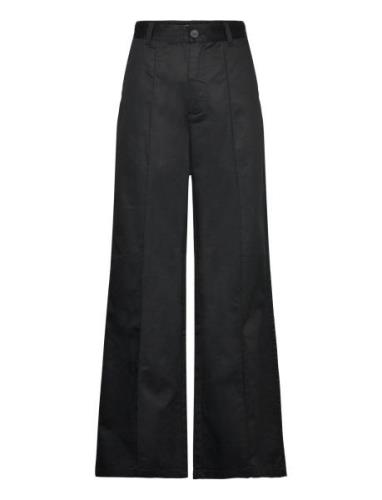 Trousers Bottoms Trousers Wide Leg Black Sofie Schnoor