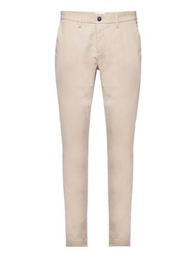 Bs Anton Slim Fit Chinos Bottoms Trousers Chinos Cream Bruun & Stengad...