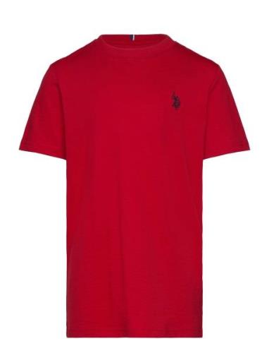 Dhm Tshirt Tops T-Kortærmet Skjorte Red U.S. Polo Assn.