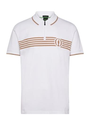 Pariq The Open Sport Polos Short-sleeved White BOSS