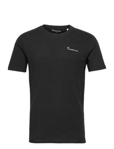 Regular Trademark Chest Print T-Shi Tops T-Kortærmet Skjorte Black Kno...