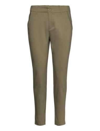 Cualpha Pants Bottoms Trousers Slim Fit Trousers Khaki Green Culture