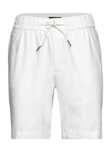 Barcelona Cotton / Linen Shorts Bottoms Shorts Chinos Shorts White Cle...