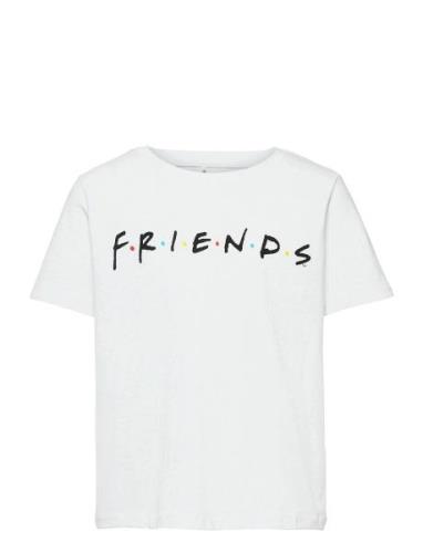 Nlffriends Phoebe Ss R Top Wab Tops T-Kortærmet Skjorte White LMTD