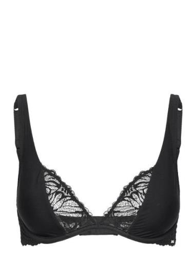 Triangle Bianca Lingerie Bras & Tops Wired Bras Black BOSS