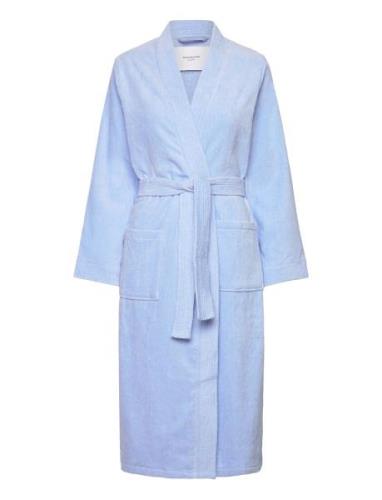 Organic Robe Morgenkåbe Blue Rosemunde