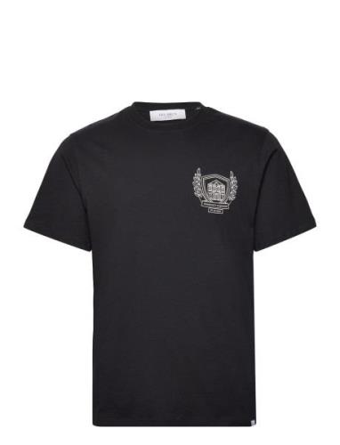 Chad T-Shirt Tops T-Kortærmet Skjorte Black Les Deux