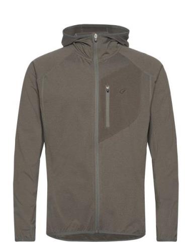 Murrin Jkt M Sport Sweatshirts & Hoodies Hoodies Brown Five Seasons