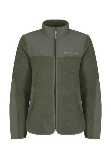 Phoebe Pile Jacket Sport Sweatshirts & Hoodies Fleeces & Midlayers Gre...