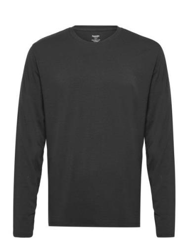 Long Sleeve Tee Bamboo Tops T-Langærmet Skjorte Grey Resteröds