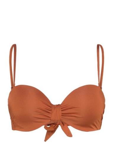 Swim Bra Reese Knot Shiny Bikinitop Red Lindex