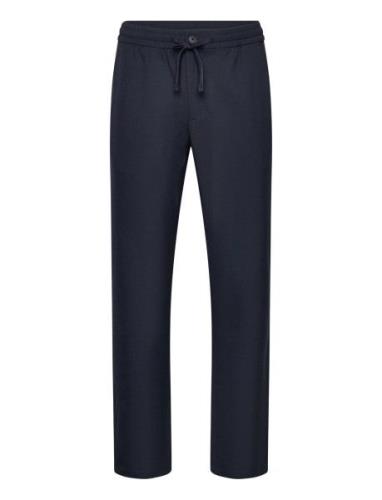 Slh196-Straight Robert String Pant Noos Bottoms Trousers Casual Blue S...