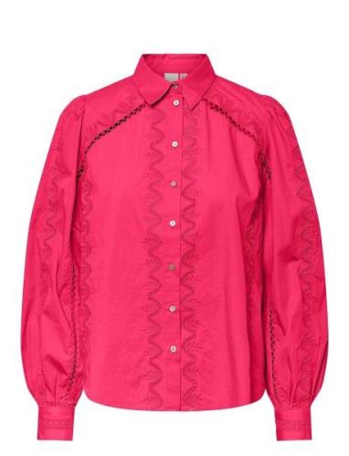 Yaskenora Ls Shirt S. Tops Shirts Long-sleeved Pink YAS