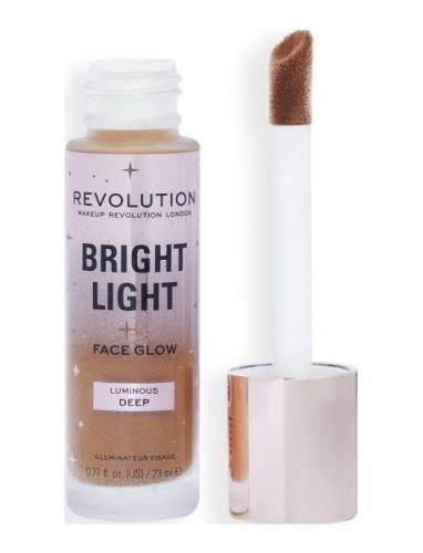 Revolution Bright Light Face Glow Luminous Deep Foundation Makeup Make...