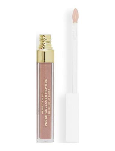 Revolution Pro Vegan Collagen Peptide High Shine Lip Gloss Cashmere Li...