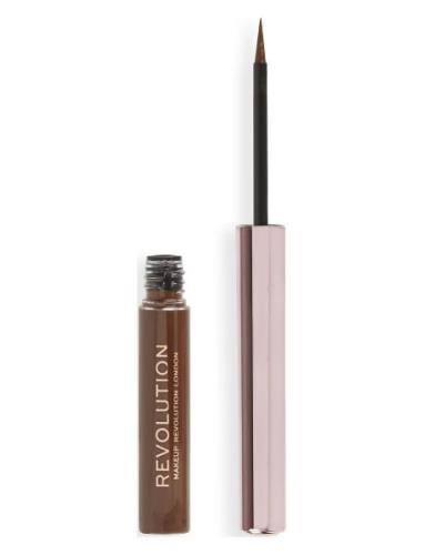 Revolution Super Flick Liquid Eyeliner Brown Eyeliner Makeup Brown Mak...