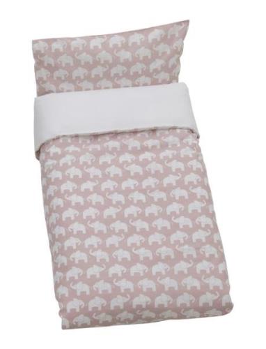 Elephant Eco, Bed Set, Crib, Pink Home Sleep Time Bed Sets Pink Rätt S...