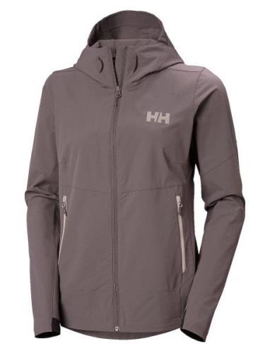 W Blaze Softshell Hood Sport Sport Jackets Grey Helly Hansen