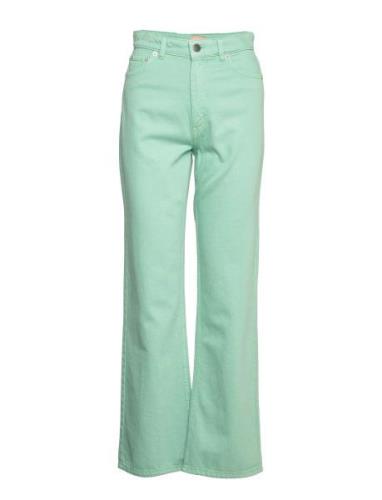 Onlcamille-Milly Ex Hw Wide Col Pnt Bottoms Jeans Wide Green ONLY