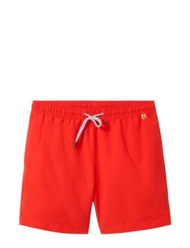 Swim Shorts Badeshorts Red Tom Tailor