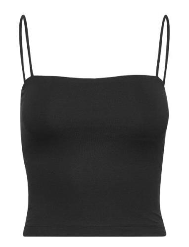 Singlet Tops T-shirts & Tops Sleeveless Black Gina Tricot