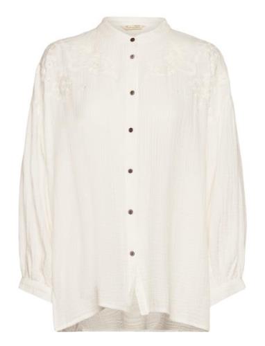 Danielle Shirt Tops Shirts Long-sleeved White ODD MOLLY