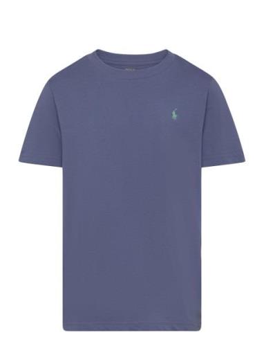 26/1 Jersey-Ss Cn-Tp-Tsh Tops T-Kortærmet Skjorte Blue Ralph Lauren Ki...