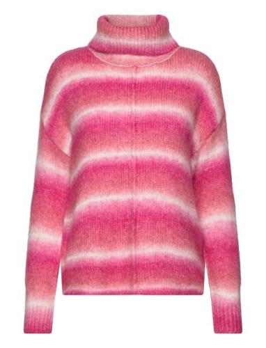 Fragnes Pu 1 Tops Knitwear Turtleneck Pink Fransa