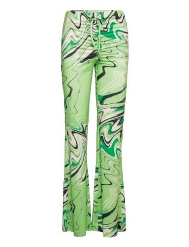 Trousers Bottoms Trousers Flared Multi/patterned Barbara Kristoffersen...