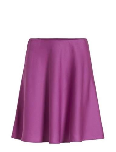 Viellette Hw Short Skirt Kort Nederdel Purple Vila