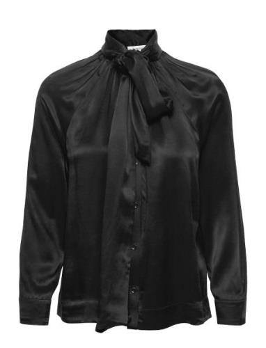 Rodebjer Rorie Tops Shirts Long-sleeved Black RODEBJER