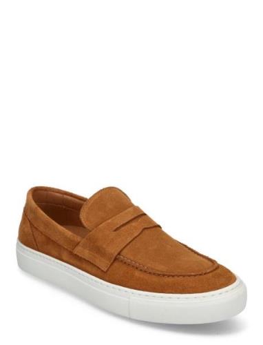 Allan Loafers Flade Sko Brown Playboy Footwear