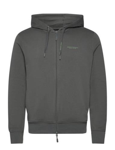 Sweatshirt Tops Sweatshirts & Hoodies Hoodies Green Armani Exchange
