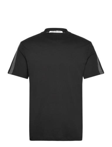 Logo Tape Tee Tops T-Kortærmet Skjorte Black Calvin Klein Jeans