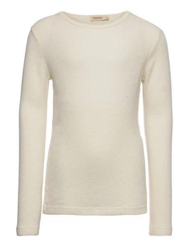 Tamra Tops T-shirts Long-sleeved T-Skjorte Cream MarMar Copenhagen