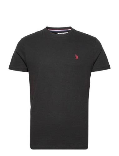 Uspa T-Shirt Arjun Men Tops T-Kortærmet Skjorte Black U.S. Polo Assn.