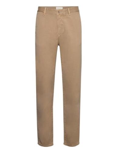 Reg Twill Chino Bottoms Trousers Chinos Beige GANT