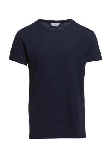 Lassen O-N Ss 2586 Designers T-Kortærmet Skjorte Blue Samsøe Samsøe