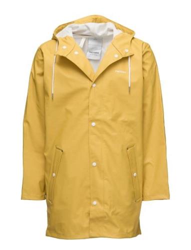 Wings Rainjacket Outerwear Rainwear Rain Coats Yellow Tretorn
