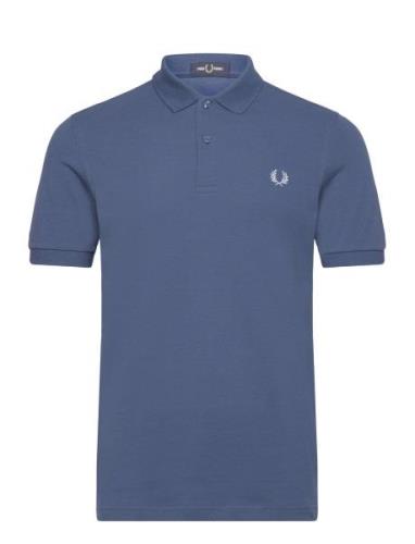 The Fred Perry Shirt Tops Polos Short-sleeved Navy Fred Perry