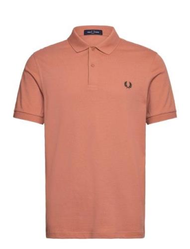 The Fred Perry Shirt Tops Polos Short-sleeved Orange Fred Perry