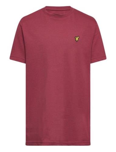 Classic T-Shirt Tops T-Kortærmet Skjorte Red Lyle & Scott Junior