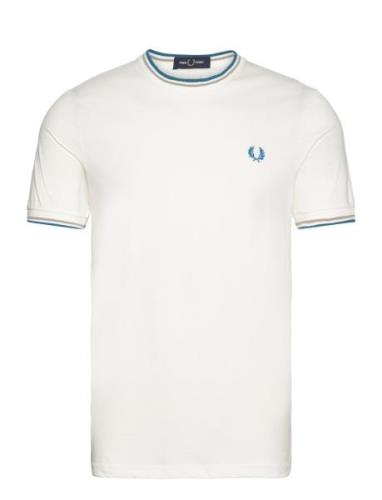 Twin Tipped T-Shirt Designers T-Kortærmet Skjorte White Fred Perry