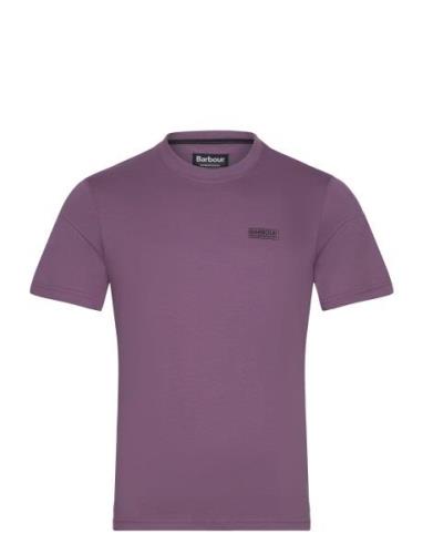 B.intl International Small Logo Tee Designers T-Kortærmet Skjorte Purp...